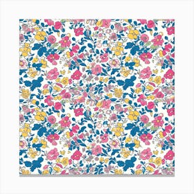 Heather Heaven London Fabrics Floral Pattern 5 Canvas Print