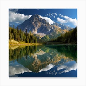 Mountain Lake Canvas Print