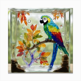 Colorful Parrot 1 Canvas Print