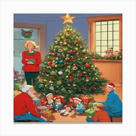 Christmas Tree Canvas Print