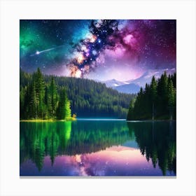 Galaxy In The Sky 4 Canvas Print