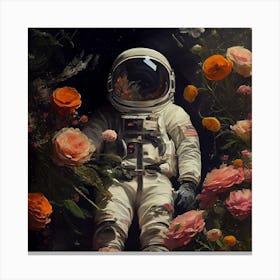 My Space Garden Square Canvas Print