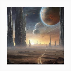 Space City 6 Canvas Print