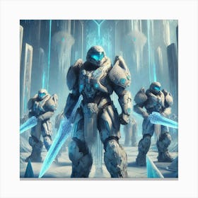 Icelock Paladins Canvas Print