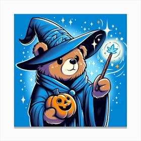 Teddy Bear Witch 2 Canvas Print