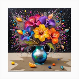 Flowers In A Vase 14 Canvas Print