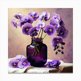 Violets 21 Canvas Print