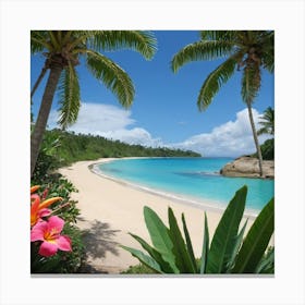 Tropical Canvas Print