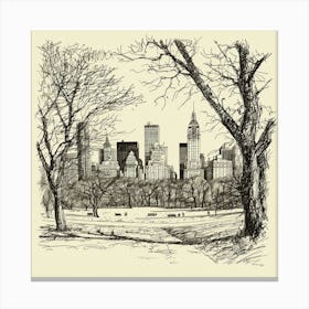 Central Park 6 Canvas Print