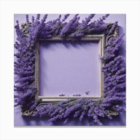 Lavender Frame 1 Canvas Print