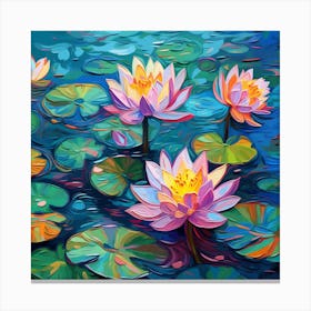 Water Lilies 19 Canvas Print