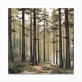 Forest Path 1 Canvas Print