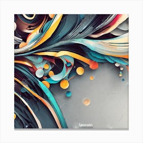 Abstract Abstract Background 2 Canvas Print