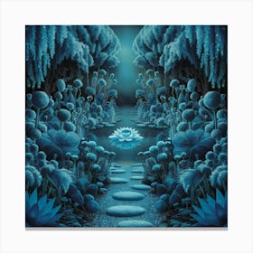 A Stunning And Surreal Illustration Of A Garden Wh C4urrh Vtpukcqhtemrzfa Oykjzplerrmlovh7ohtukq Canvas Print