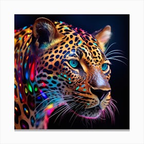 Luminous Leopard Canvas Print