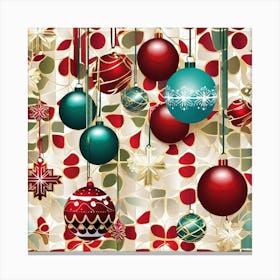 Christmas Ornaments 3 Canvas Print