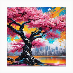 Cherry Blossom Tree 21 Canvas Print