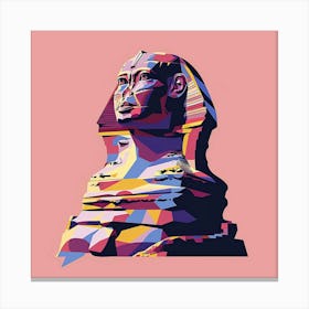 A Sphinx In Giza Minimal Illustration 1719991507 1 Canvas Print