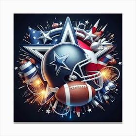 American Football Canvas Print