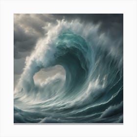 Stormy Sea Canvas Print