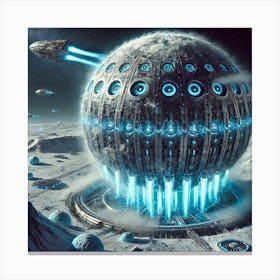 A Futuristic, Sci Fi Depiction Of The Cryo Genesis Canvas Print