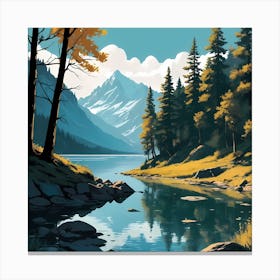 Evergreen Harmony Canvas Print