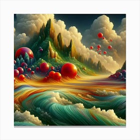 'Clouds In The Sky' Canvas Print