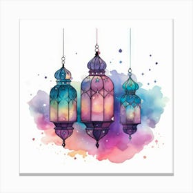 Islamic Lanterns Canvas Print