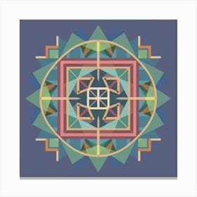 Geometric Mandala Canvas Print
