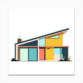 Modern House 4 Canvas Print