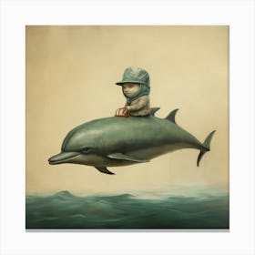 'Dolphin' Canvas Print