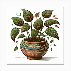 Potted Plant 4 Canvas Print