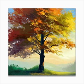 Autumn Tree 18 Canvas Print