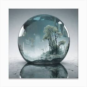 Snow Globe 1 Canvas Print