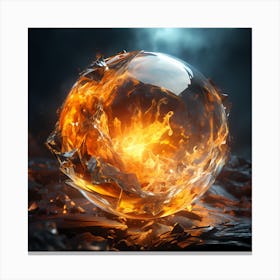 Fire Ball Canvas Print