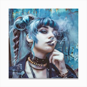 Punker Girl 1 Canvas Print