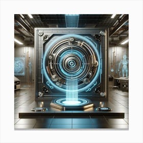 Futuristic Room 3 Canvas Print