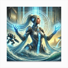 Grand Priestess Serina Sci Fi Canvas Print