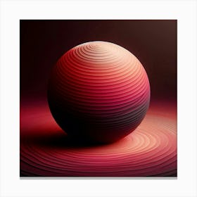 Abstract Sphere Canvas Print