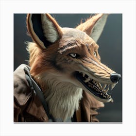 Fox Mask 6 Canvas Print