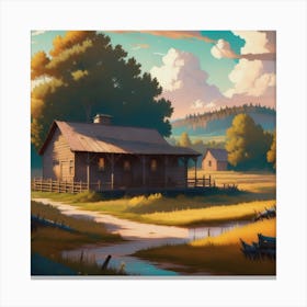 Country Retreat Canvas Print