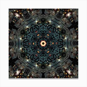 Ouija Psychedelic Mandala 1 Canvas Print