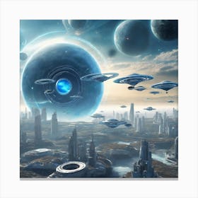 Space City 13 Canvas Print