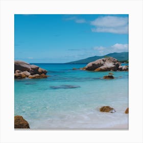 Beach - Beach Stock Videos & Royalty-Free Footage 4 Canvas Print