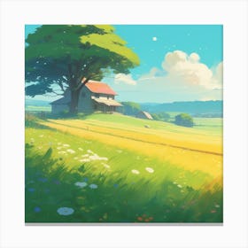 Landscape Painting 85 Canvas Print