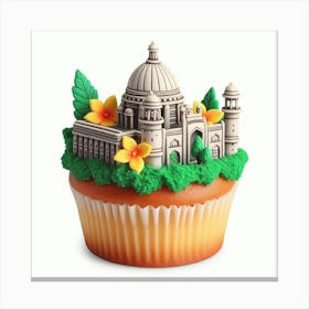 Taj Mahal Cupcake 1 Canvas Print