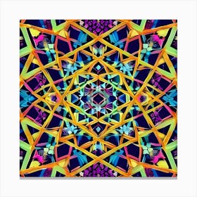 Psychedelic Mandala 4 Canvas Print