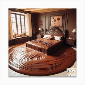 Chocolate Bed Canvas Print