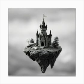 Castle On An Island Canvas Print