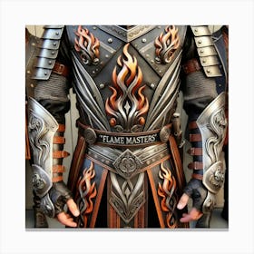 Sovereign Flame Flame Masters Uniform Canvas Print